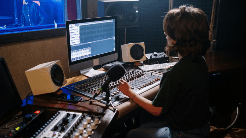fast service of music studio recording with mixing